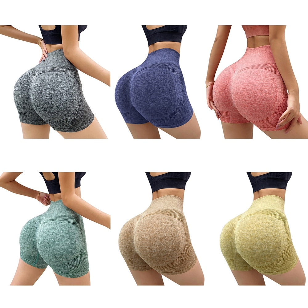 Lady Yoga Shorts Push Up Sports Shorts For Women High Waist Gym Shorts Fitness Yoga LiftButt Cycling Women Running Workout шорты